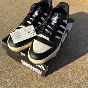 Adidas Break Start Low W Womens Basketball Shoes Black White Gum Bottom Sneakers